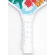 MONTAUK ADULT PICKLEBALL PADDLE Blue Green Pink White Birds Tropical Cute Colorful Fashion Unisex Pickleball Paddle