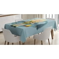 thumbnail image 1 of Ambesonne Explore Tablecloth Rectangular Table Cover, Forest, 52"x70", Multicolor, 1 of 3