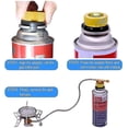 thumbnail image 2 of 2 Pack Camping Gas Adapter Auto-off For Butane Canister To Screw Gas Cartridge, 2 of 5