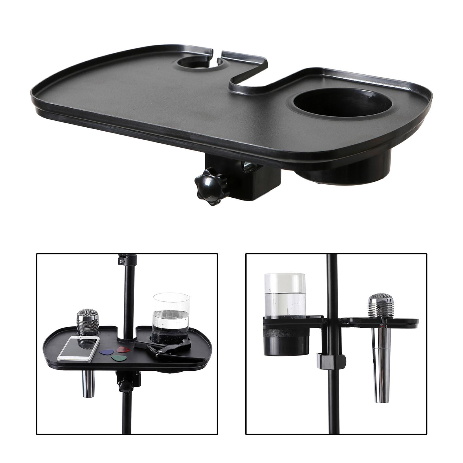 JWQFBC Microphone Stand Tray Accessories Tray with drinking holder Holder Holder for Ka