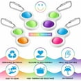 thumbnail image 3 of 2pcs Simple Sensory Toy Fidget Toy,Mini Silicone Bubbles Flipping Board Early Educational Toy,Brain Development Toy,Fidget Simple Dimple Toy Stress Relief Sensory Hand Toy for Kids Adults, 3 of 6