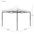 thumbnail image 3 of Carpa Toldo 3x3 Plegable Con Maletin Impermeable 600d Jardimex  Blanco, 3 of 8
