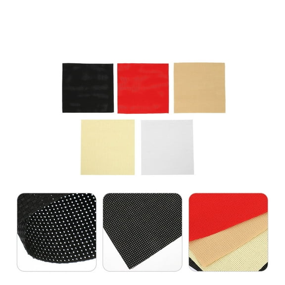 CIMAXIC 5pcs Linen Needlework Fabric for Embroidery Needle Embroidery for Artists White DIY Handmade