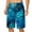 Blue, variant on JLFKNG Leisure Mens Swimming Trunks Plus Size Swim Bottoms Drawstring Loose Fit Casual Sports Running Straight Leg Knee Length Swim Shorts suitable for Summer Vacation