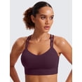 thumbnail image 5 of Sostén CRZ YOGA Butterluxe Moldeado con Doble Tirante Morado Profundo L, 5 of 5