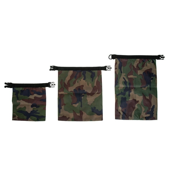 3pcs Portable Drifting Storage Pouches Waterproof Dry Bag Storage Bags for Outdoor Camping