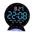 thumbnail image 3 of GROWTH TANK Réveil Luminosité Réglable Horloges de Chevet pour Garçons Filles Cuisine Adolescents Noir Bleu, 3 of 9