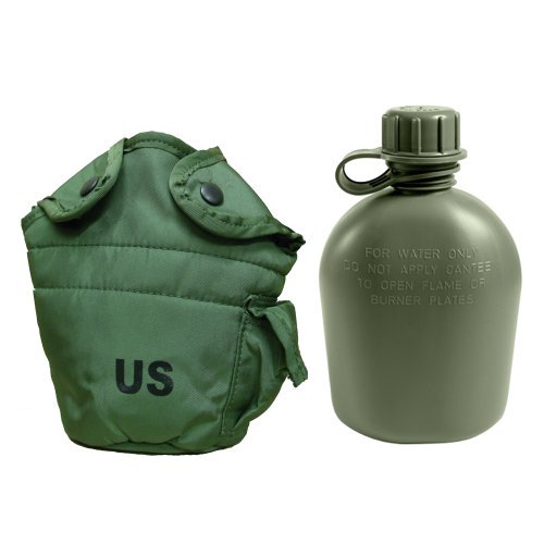 Military Outdoor Clothing Cantine Militaire en Nylon 1 Quart Olive Drab Couverture en Nylon Jamais Émise 1 Quart Olive Drab Cantine