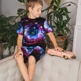 thumbnail image 4 of Balery v Conjunto de Pijama Infantil de Manga Corta con Estampado – Ropa de Dormir de Algodón Suave-X-Large, 4 of 6