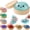 Lightblue, variant on Dumpling Squishies,Glitter Dumpling Squishies Mystery Box,Squishy Dumpling Stress Balls Fidget Sensory Toy,Basket Stuffers Party Favors(Purple)