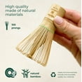 thumbnail image 2 of Aprika Life Matcha Bamboo Whisk Set 3 Pcs - 100% Natural Bamboo Whisk 100 Prongs, Scoop & Stainless Steel Spoon for Japanese Matcha Green Tea, 2 of 6