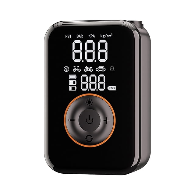 Portable Car Tire Inflator High Power Air Compressor Pump With Digital Display Usb Port For Vehicles Bikes Emergency Inflation 12V Dc Power Source