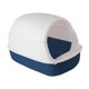 thumbnail image 5 of Caja de arena para gatos con capucha Caja de arena para gatos compacta Desmontable Sin olor Accesorios para mascotas Azul, 5 of 8