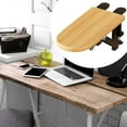thumbnail image 6 of JWQFBC Desk Extension Tray, Table Arm Rest for Office and Home, Sturdy Folding Keyboard 31.5cmx14.5cm, 6 of 9