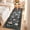 Black, variant on Floral Runner Rug 2x6 Kitchen Runners, Washable Non Slip for Hallway Bedroom Soft Ultra-Thin Flower Carpet Runner Indoor Rug Runners, Beige