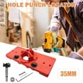 thumbnail image 3 of 26/35mm bisagra agujero abridor Jig guía de taladro localizador pasador Jig Kit para carpintería Hugtrwg Para estrenar, 3 of 8