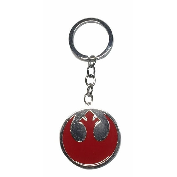 Star Wars Rebel Alliance Red Enamel Metal Keychain Keyring