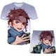 thumbnail image 1 of Conjuntos de ropa Demon Slayer para bebés y niñas, camisetas de manga corta de verano y pantalones cortos, 2 uds./trajes, nuevos trajes informales estampados 12T Gao Jinjia LED, 1 of 2