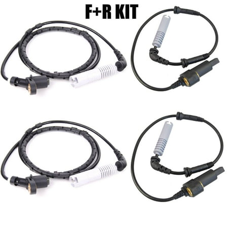 Bapmic 4 Pcs 34521164651 Front + 34521164652 Rear ABS Wheel Speed Sensor for BMW 3 Series (Best Wheels For E46 M3)