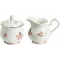 thumbnail image 1 of Ceramic Sugar and Creamer Set, Coffee Serving Set, Cream Pitcher, Sugar Bowl, 1 of 8