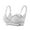 Grey, variant on Women's Pregnancy Breastfeeding Before And After Breastfeeding Underwear And Pregnancy Without Steel Ring Stitching Bra And Underwear Bandeau Bra with Support, Size 40/90