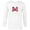 White, variant on Minnie Mouse Tochter Head Icon Magic Family German- Long Sleeve T-Shirt for Men - Customized-Athletic Heather