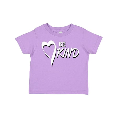 

Inktastic Be Kind with Heart Ribbon in White Text Boys or Girls Toddler T-Shirt
