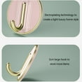 thumbnail image 4 of No Punching Green Dormitory Hooks, Wall Mounted Adhesive Jewelry Hanging Hooks, Multi-Purpose Storage for Bathroom, Kitchen, and Small Space Organization, 4 of 6