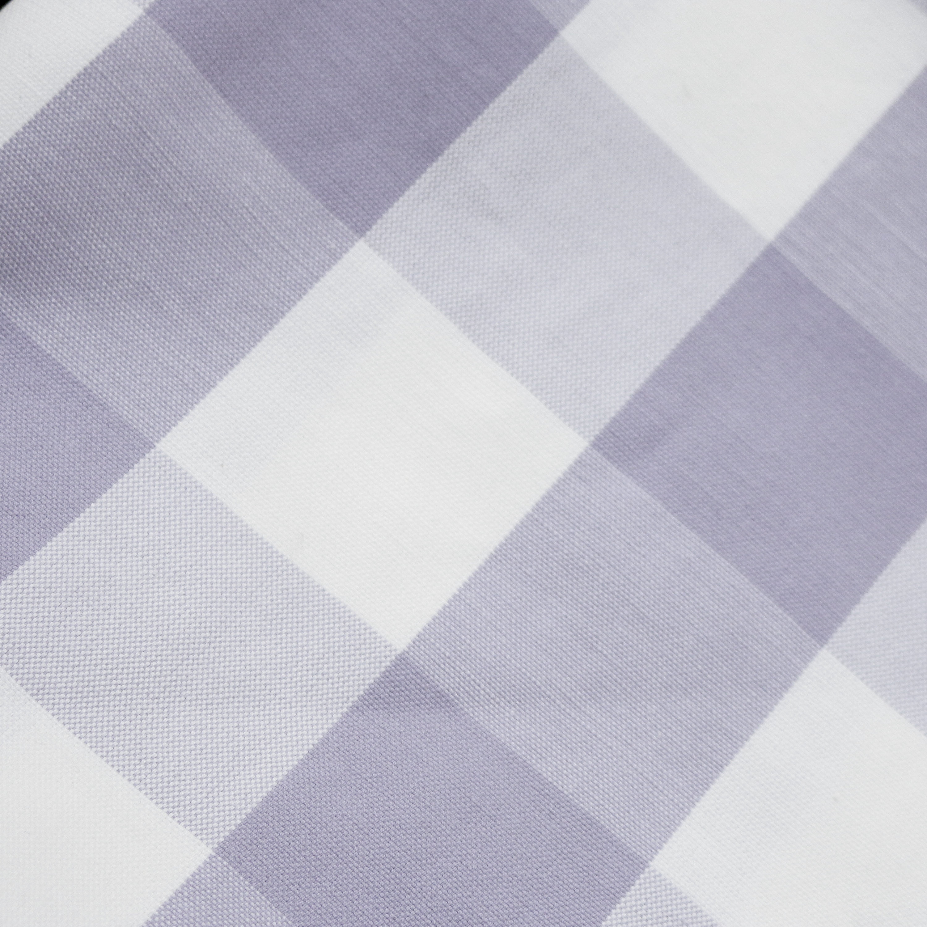 Fabric Mart Direct Light Purple, Ivory Cotton Fabric By The Yard, 55 inches or 140 cm width, 10 Continuous Yards Ivory Cotton Fabric, Gingham Checks, Upholstery Drapery Shower Curtain Wholesale Fabric