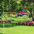 thumbnail image 2 of EeaseCA Rainbow Stripe Windsock Decorative Wind Direction Flags Garden Hanging Flag, 2 of 9