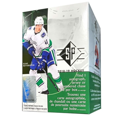 2018-2019 Upper Deck SP Hockey Value Box- Walmart Exclusive- 1 Auto, Jersey or Numbered Chase card per (Best Chaos Dragon Deck)