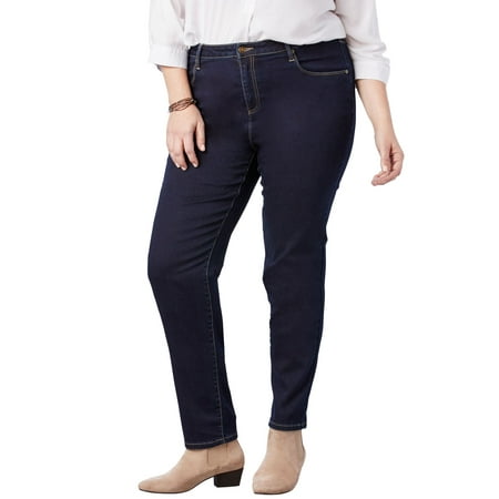 - Woman Within Plus Size Petite Perfect Straight Leg Jean