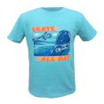 thumbnail image 1 of Playera George Talla 10 Manga Corta Skate All Day Azul Turquesa, 1 of 4