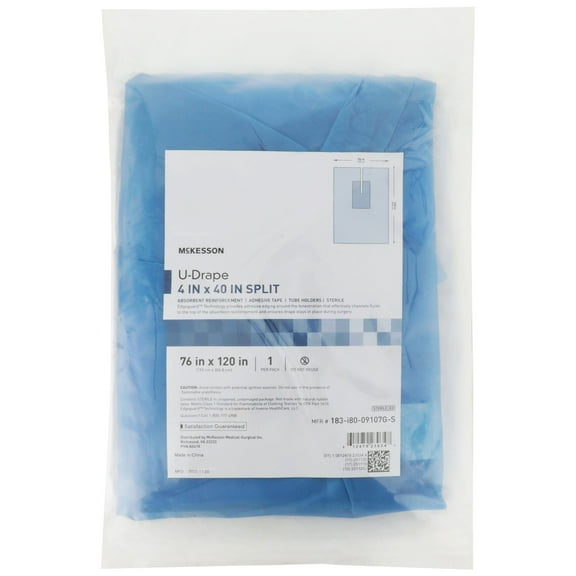 McKesson Orthopedic Drape Blue 76 W X 120 L Inch 183-I80-09107G-S