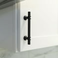 thumbnail image 6 of Modket M1612 Modern Euro Bar Cabinet Handle 304 Stainless Steel 2" Knob, Matte Black, 50-Packs, 6 of 7