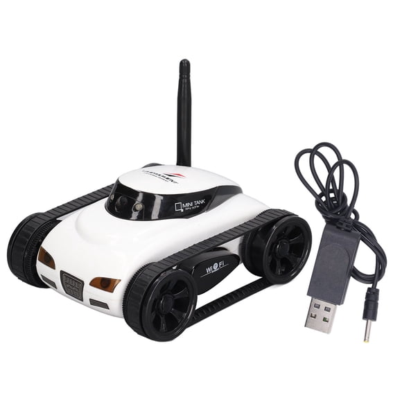Mini vehículo de juguete con cámara y conexión WiFi para coche RC con conducción en todas direcciones que evita resbalones