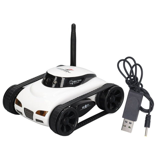 Mini vehículo de juguete con cámara y conexión WiFi para coche RC con conducción en todas direcciones que evita resbalones