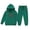 Dark Green, variant on Girls Outfit Sets Toddler Boy Girl Long Sleeve Cute Print Warm Hoodie Sweatpant Kids Outfits Sweat Suit,1-9Y
