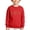 Red, variant on Boys Long Sleeve Crewneck Letter Print Sweatshirt Soft Casual Pullover Top For Kids Fall Winter Holiday Outfit