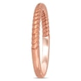 thumbnail image 3 of Everly Women's 14k Rose Gold Wedding Ring, 3 of 7