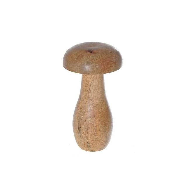 Champignon Décoratif En Bois De Mangue Grand