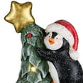 thumbnail image 6 of Lighted Gnome with Penguins Christmas Decoration -17" - Clear LED Lights, 6 of 7