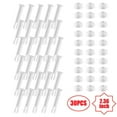 thumbnail image 3 of 30pcs Plastic Pool Joint Pins 2.36inch Extra Rubber Seals Pool Replacement Parts, 3 of 5