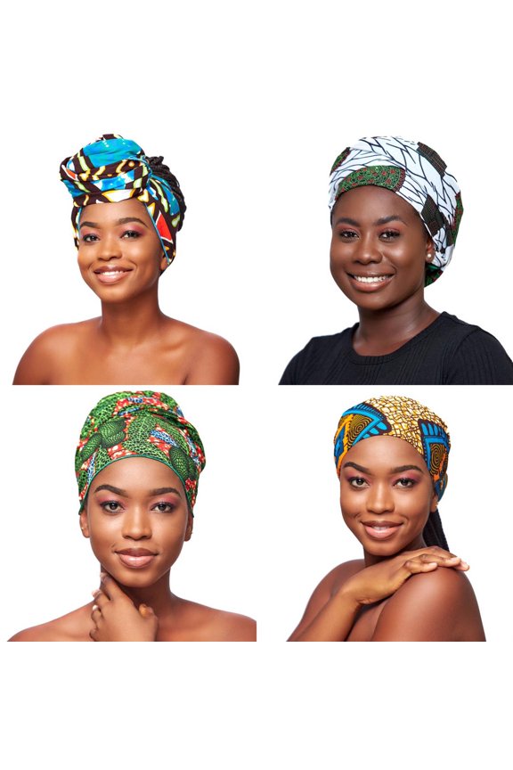 Wholesale (Bulk) Ankara/Bogolan/Kente Headwrap, Kiddie (Small)"45*11" Inches.