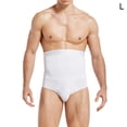 thumbnail image 1 of Ropa interior para hombre Cintura adelgazante Entrenador Corsé Calzoncillos Fajas corporales, Blanco, L kenally  AP001430-06, 1 of 7