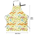 thumbnail image 4 of Rateoe Cartoon Snake8 Aprons with Pocket,Men Womens Aprons Waterproof Adjustable Cooking Aprons for Kitchen Gardening and Salon, 4 of 7