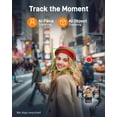 thumbnail image 2 of hohem iSteady V3 Gimbal Stabilizer for iPhone, 3-Axis Phone Gimbal, Magnetic AI Tracker, Built-in Extendable Rod & Tripod, Detachable Remote Control, Gimbal Stabilizer for Travel, Vlog, TikTok, Black, 2 of 5