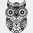 thumbnail image 2 of CafePress - Sugar Skull Owl Mousepad - Non-slip Rubber Mousepad, Gaming Mouse Pad, 2 of 5