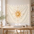 thumbnail image 5 of Stylized Sun Circular With Core Wavy Flame Like, Mystical Fantasy for Space Lovers, Galaxy Room Decor, Housewarming Gift, Tapestry Wall Hanging for Bedroom and Dorm, 5 of 7