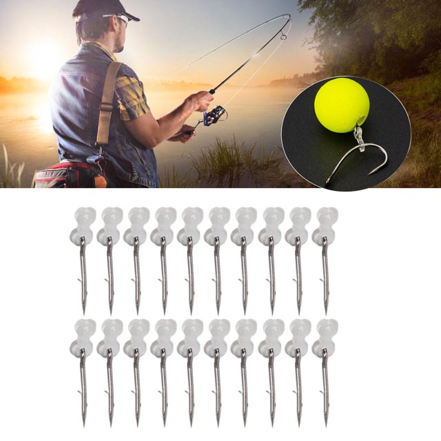 Cebo de pesca de carpa fácil reemplazo Agujas de cebo flotante firmemente fijadas Mano de obra Simple y rápido para pescar ANGGREK Otros
